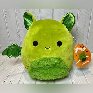 Squishmallow Halloween Rosemary The Green Bat 8” NWT Soft Plush Toy Collectible